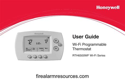 Printable and downloadable Honeywell Thermostat RTH7400D user guide pdf. . Honeywell rth6580wf installation manual pdf